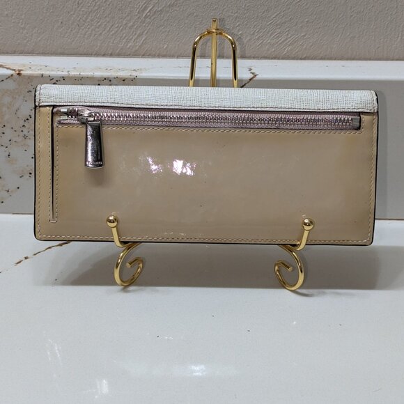 Coach White and Tan Wallet - Picture 3 of 3